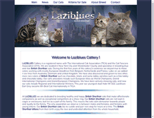 Tablet Screenshot of laziblues.com